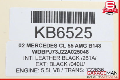 00-06 Mercedes W215 CL55 AMG Rear Right Keyless Go Entry Antenna Control Module