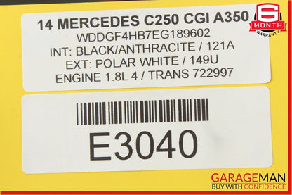 14-15 Mercedes W204 C250 Speedometer Odometer Instrument Cluster Gauge OEM