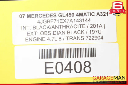 06-12 Mercedes X164 GL450 Front Left Driver Side Door Control Module OEM