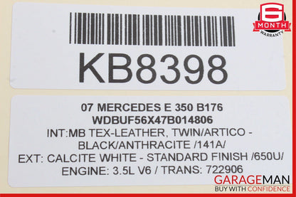 03-09 Mercedes W211 E320 E500 E320 Front Left Side Tweeter Speaker Cover Black