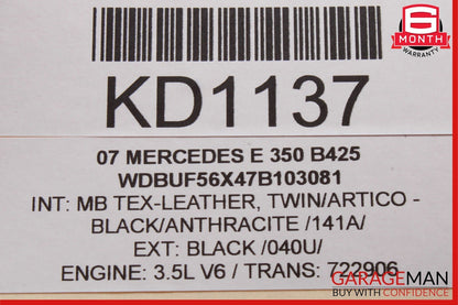 03-09 Mercedes CLS500 E350 E550 Hazard Light Door Lock Switch Panel Control Wood