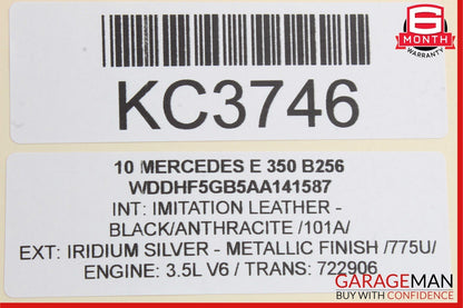 10-17 Mercedes W212 E350 Front / Rear Right Exterior Door Handle Keyless Silver