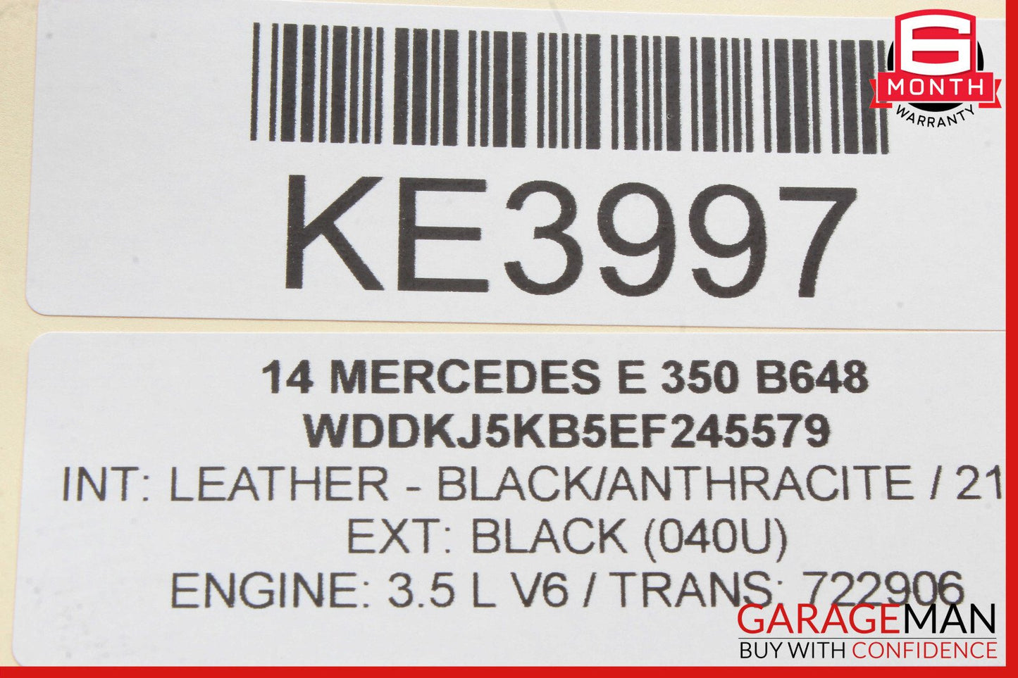 10-17 Mercedes W212 E350 E400 Rear Window Regulator Control Module OEM