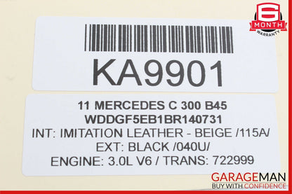 08-11 Mercedes W204 C300 C350 Rear Right & Left Side Door Sound Speakers Set OEM