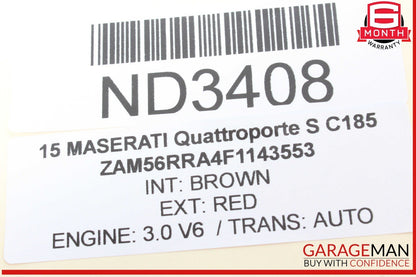 14-17 Maserati Quattroporte S Front Right Passenger Side Door Control Module OEM