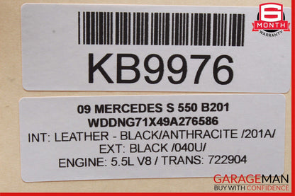 07-13 Mercedes W221 S550 S400 Rear Right or Left Side Door Control Module OEM