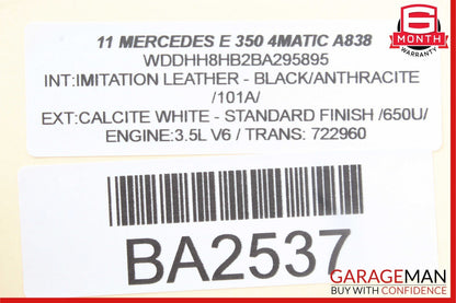 08-18 Mercedes W212 E350 C250 SLK350 Front Left Side Door Control Module OEM