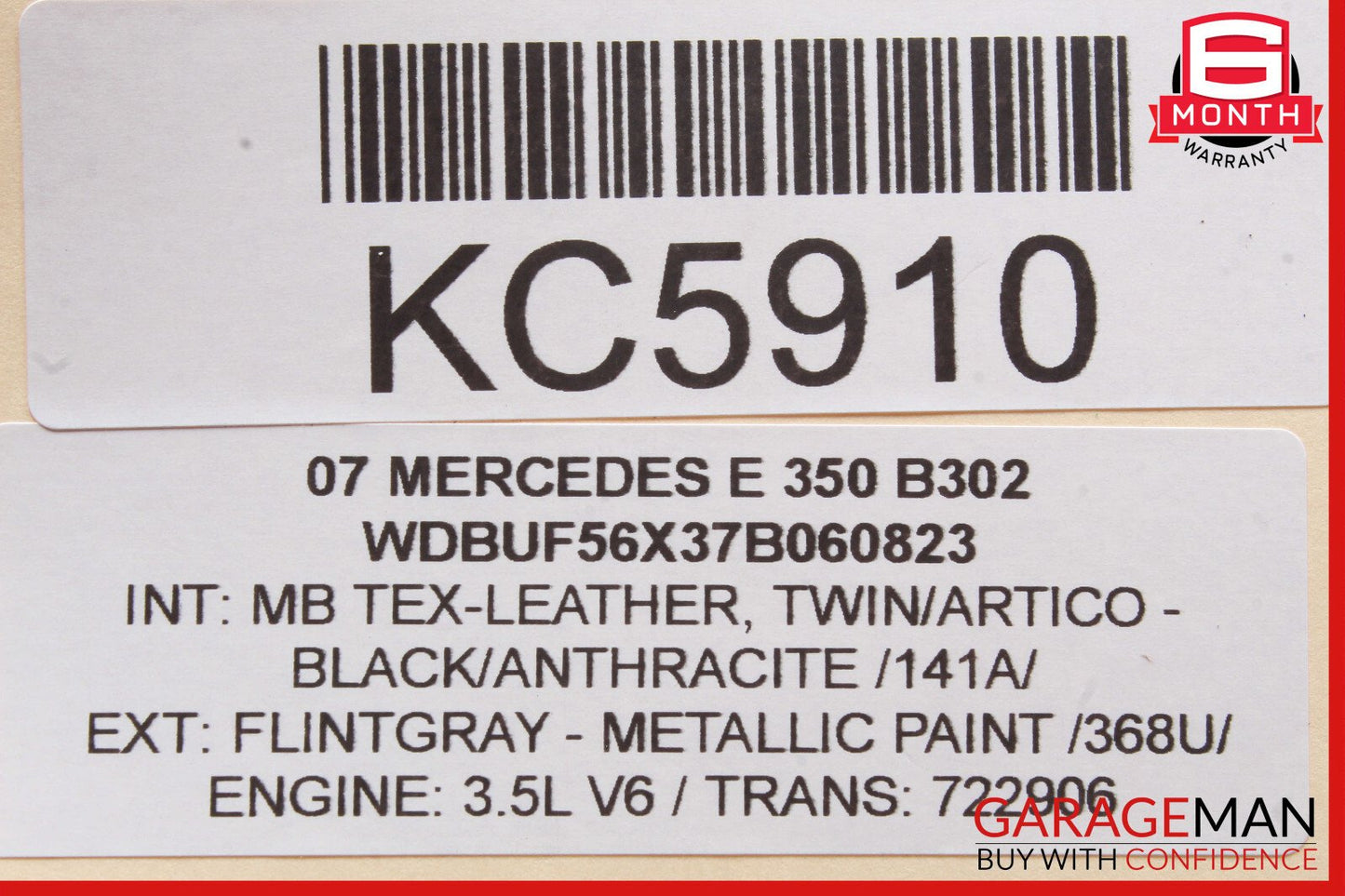 03-09 Mercedes W211 E350 E55 E500 Front Right Side Window Regulator Motor OEM
