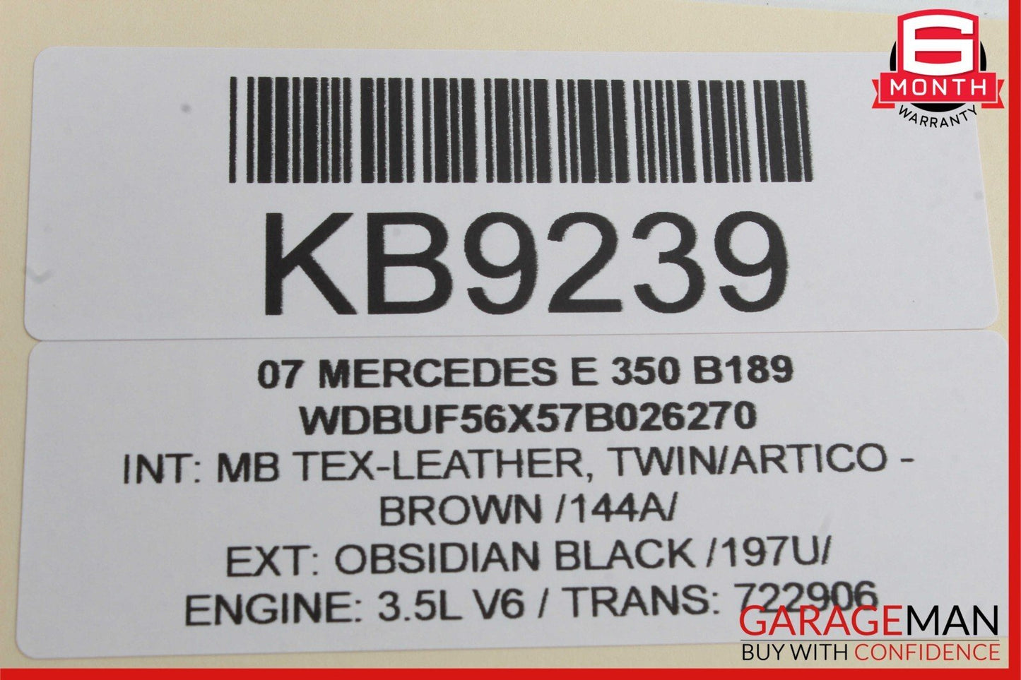 03-09 Mercedes W211 E320 E55 AMG Front Right Passenger Door Lock Latch Actuator