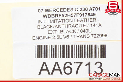 01-07 Mercedes W203 C230 C320 C350 Front Right Side Door Control Module Unit