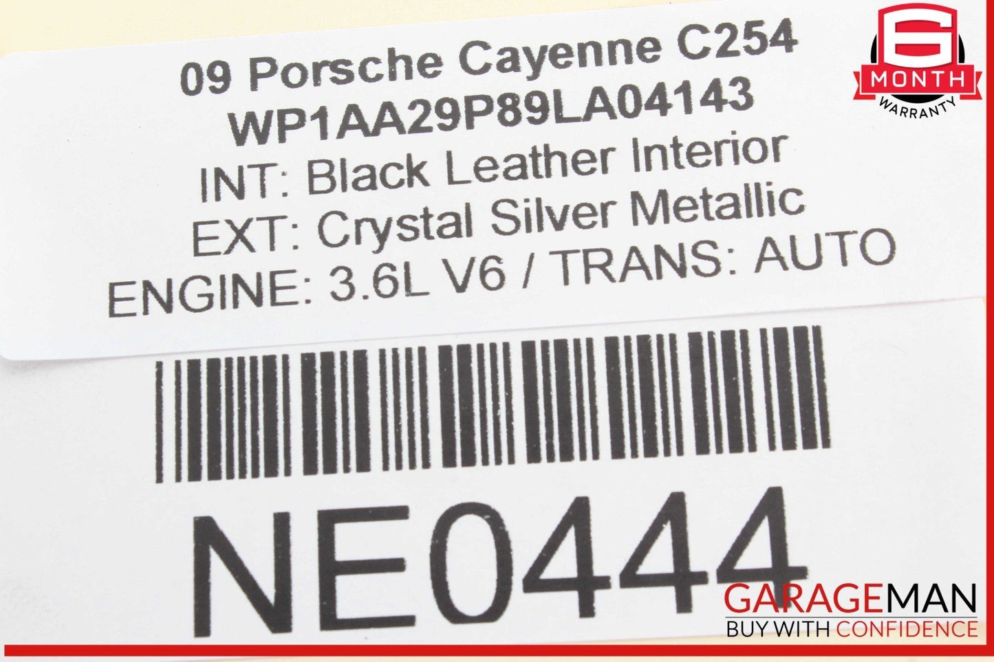 08-10 Porsche Cayenne 957 Alternator Mounting Bracket 022260087F OEM