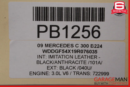 08-18 Mercedes GLK350 C300 Engine Radiator Cooling Fan Shroud Motor Assembly