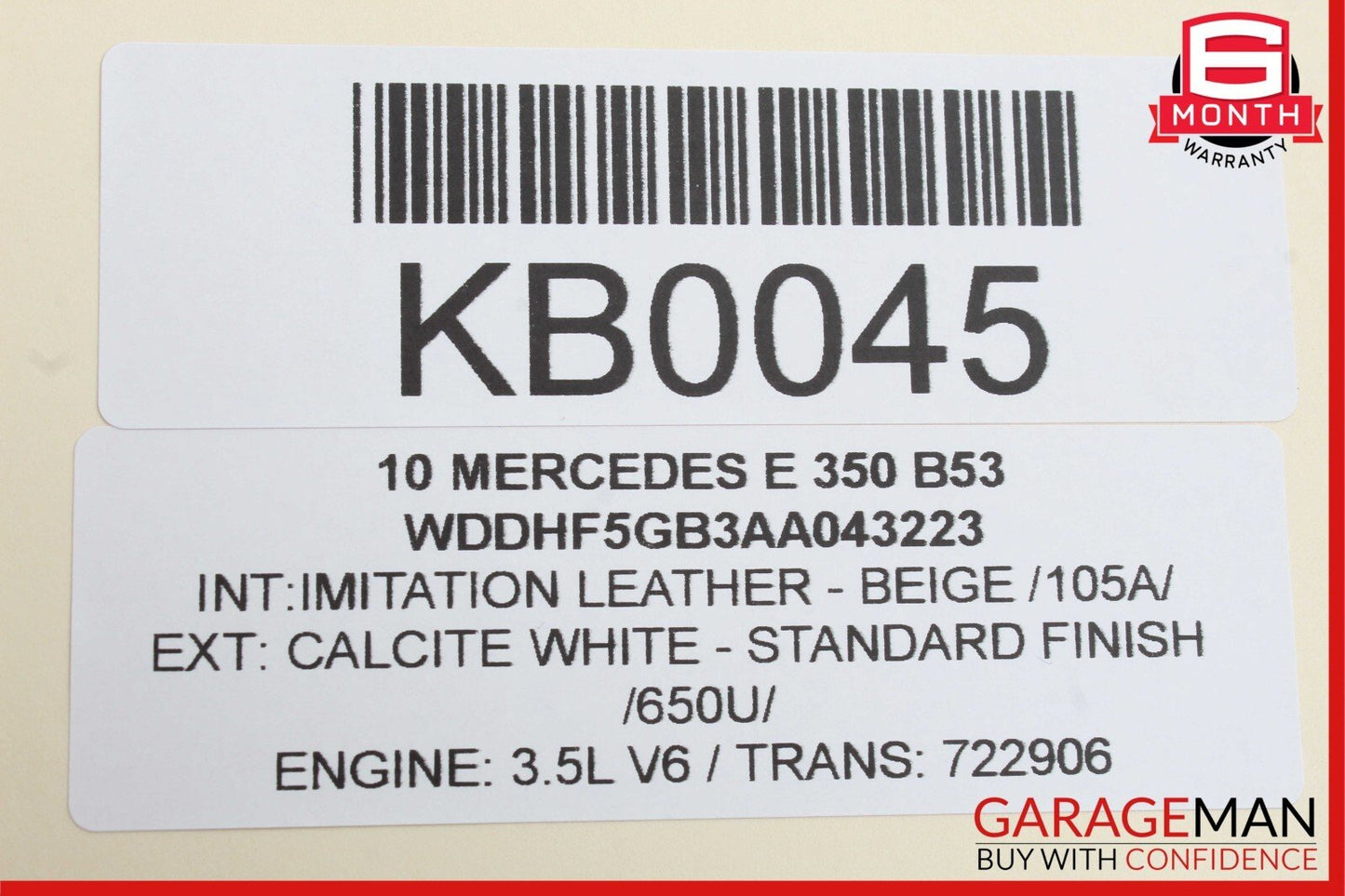 10-13 Mercedes W212 E350 E400 Dashboard Dash AC A/C Air Vent LeftÂ Trim Black OEM