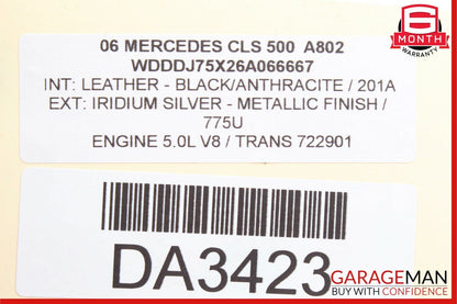 03-09 Mercedes W219 CLS500 E500 Hazard Light Door Lock Control Switch Wood OEM