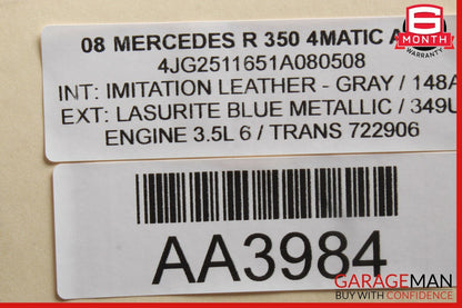 06-12 Mercedes W251 R320 R350 R550 Command Head Unit Navigation Radio CD Player