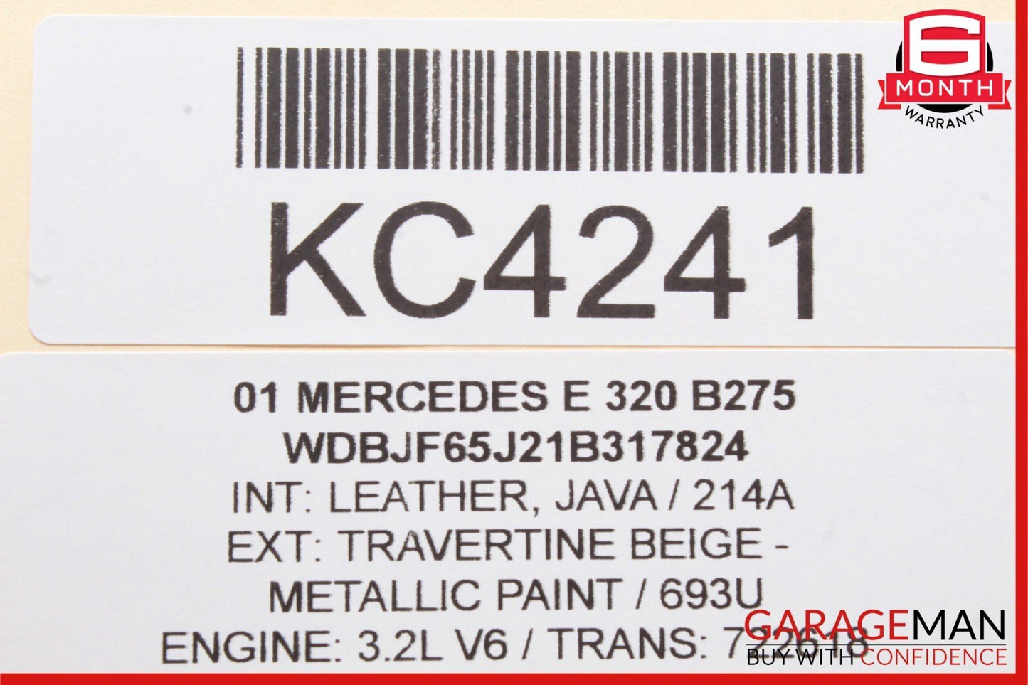98-02 MERCEDES W210 E320 DASHBOARD HAZARD CONTROL SWITCH PANEL A116 OEM