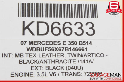 03-09 Mercedes W211 E550 E500 E550 Rear Right Side Door Lock Latch Actuator OEM