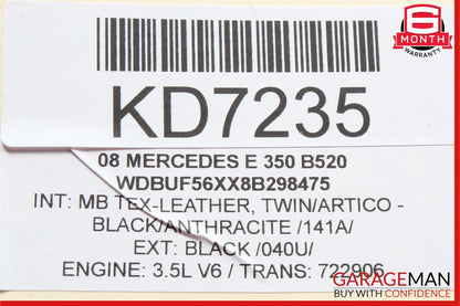 03-09 Mercedes W211 E350 E500 E550 Front Right Door Window Regulator Motor Unit
