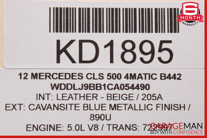 10-18 Mercedes W218 CLS500 E400 E350 Airmatic Air Suspension Control Module OEM