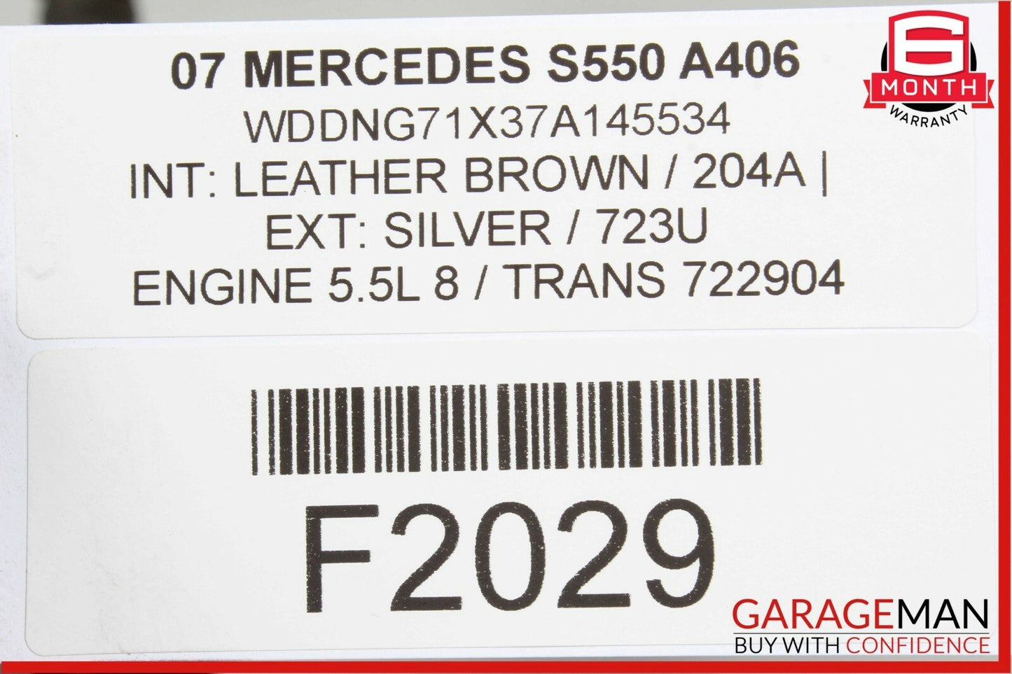 07-13 Mercedes W221 S550 Rear Right or Left Air Airmatic Shock Absorber Strut
