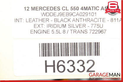 10-14 Mercedes W216 CL550 Roof Rear Rail Antenna Amplifier Amp Module Unit OEM