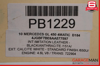 06-13 Mercedes R350 GL350 GL450 Tranny Trans Transmission Transfer Case Gear Box
