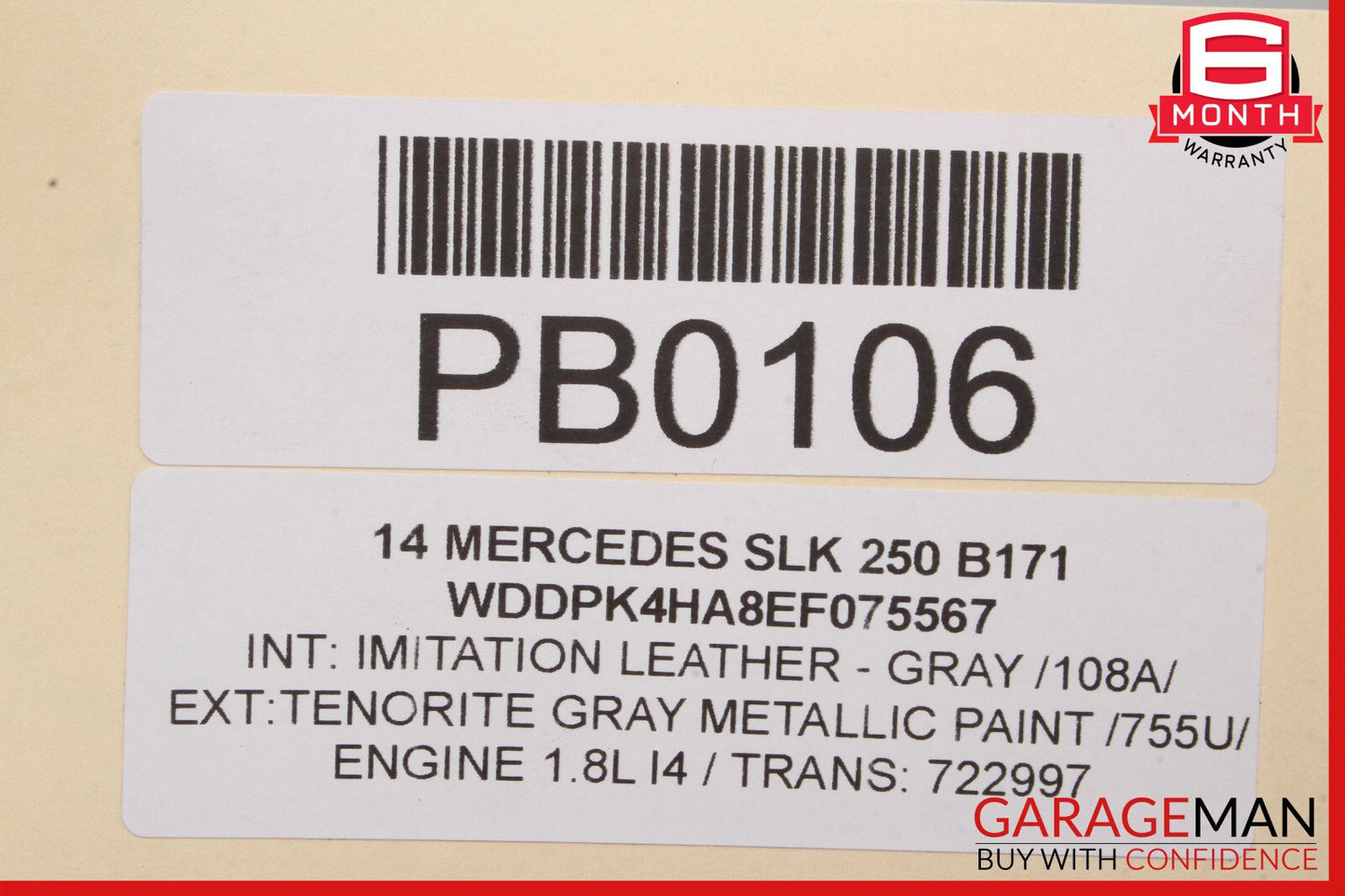 12-15 Mercedes R172 SLK250 M271 Exhaust Muffler Mufflers Right and Left Set OEM