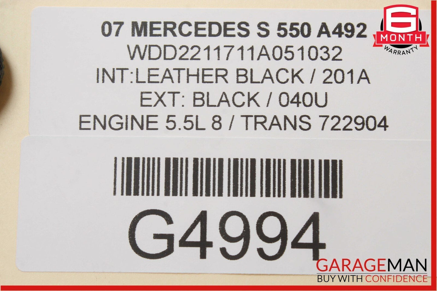 07-09 Mercedes W221 S550 Center Console Multi Function Switch Controller Knob