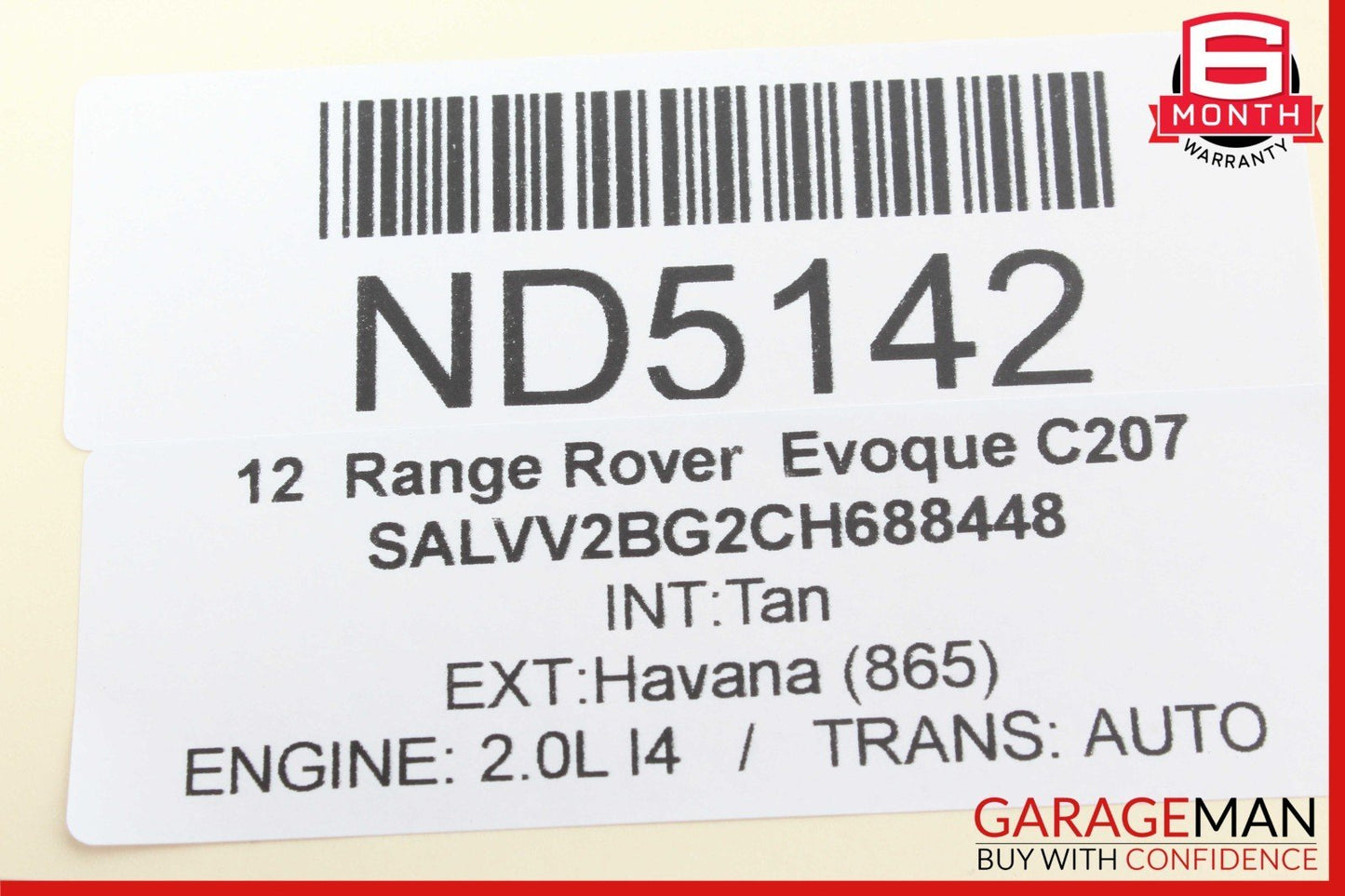 12-17 Range Rover Evoque Tailgate Trunk Release Button Control Switch OEM