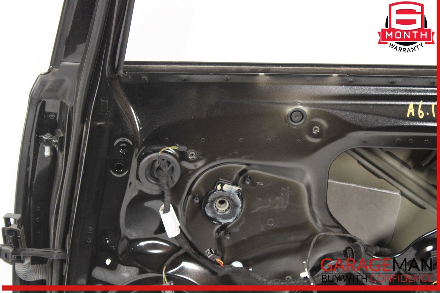 12-18 Audi A6 S6 Rear Right Passenger Side Door Shell Black OEM