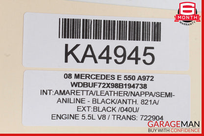 03-12 Mercedes W211 E550 SLK280 GL550 Seat Control Module Left Side OEM