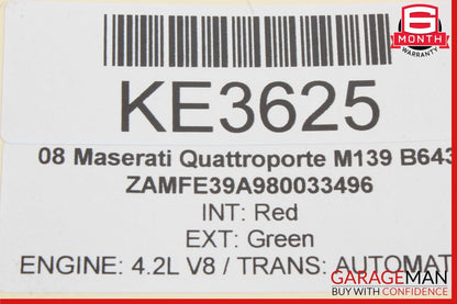03-13 Maserati Quattroporte M139 Front Right Side Door Lock Latch Actuator OEM