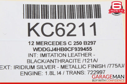 08-15 Mercedes W204 C250 C350 E350 Power Brake Booster Master Cylinder Reservoir