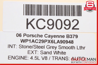 03-10 Porsche Cayenne 955 957 Rear Left Side Dome Light Reading Map Lamp Gray