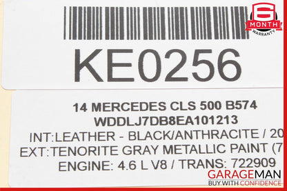 12-14 Mercedes W218 CLS500 Rear Right Side Keyless Go Exterior Door Handle OEM