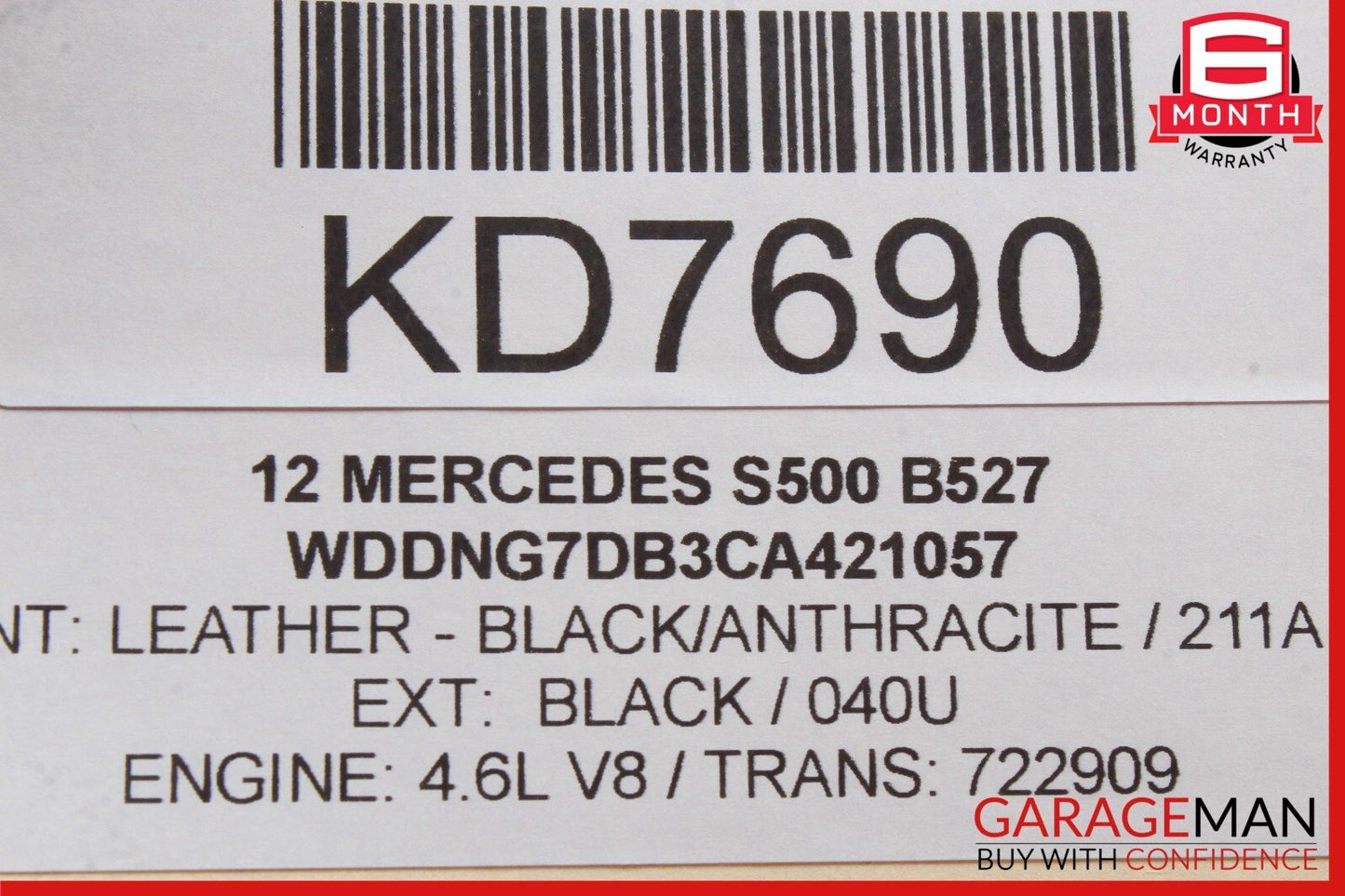 07-14 Mercedes W221 S550 CL550 Rear Trunk Release Remote Open Close Module