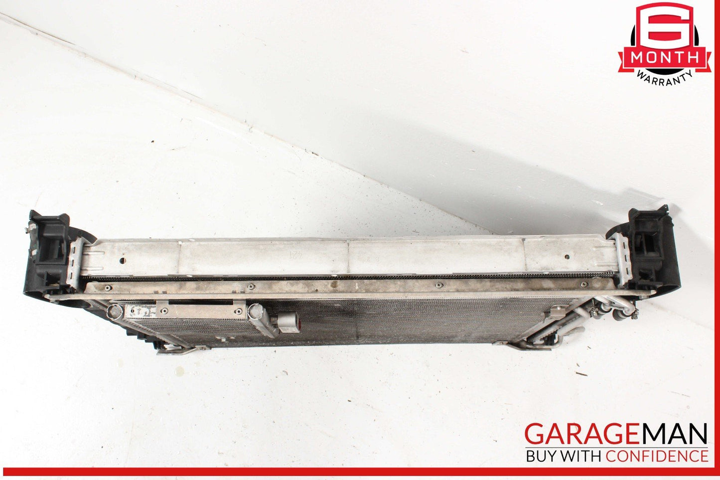 03-06 Mercedes R230 SL500 Cooling Radiator A/C Condensor Oil Cooler OEM