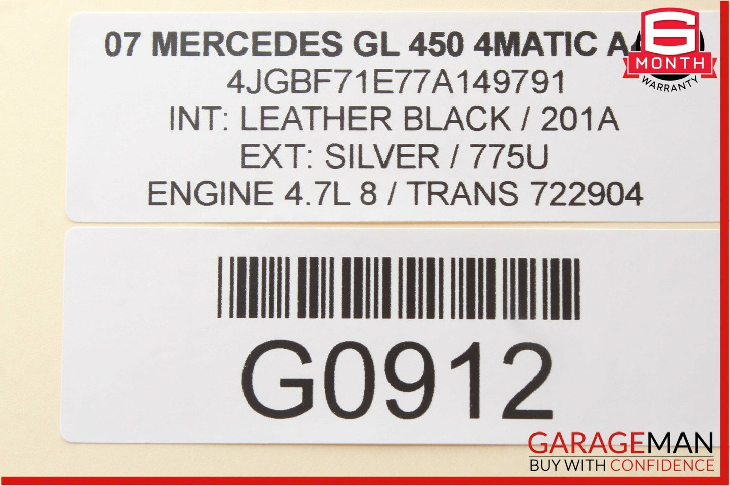 06-11 Mercedes X164 GL450 CLS550 R550 TPMS Tire Pressure Control Controller OEM