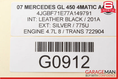 06-11 Mercedes X164 GL450 CLS550 R550 TPMS Tire Pressure Control Controller OEM