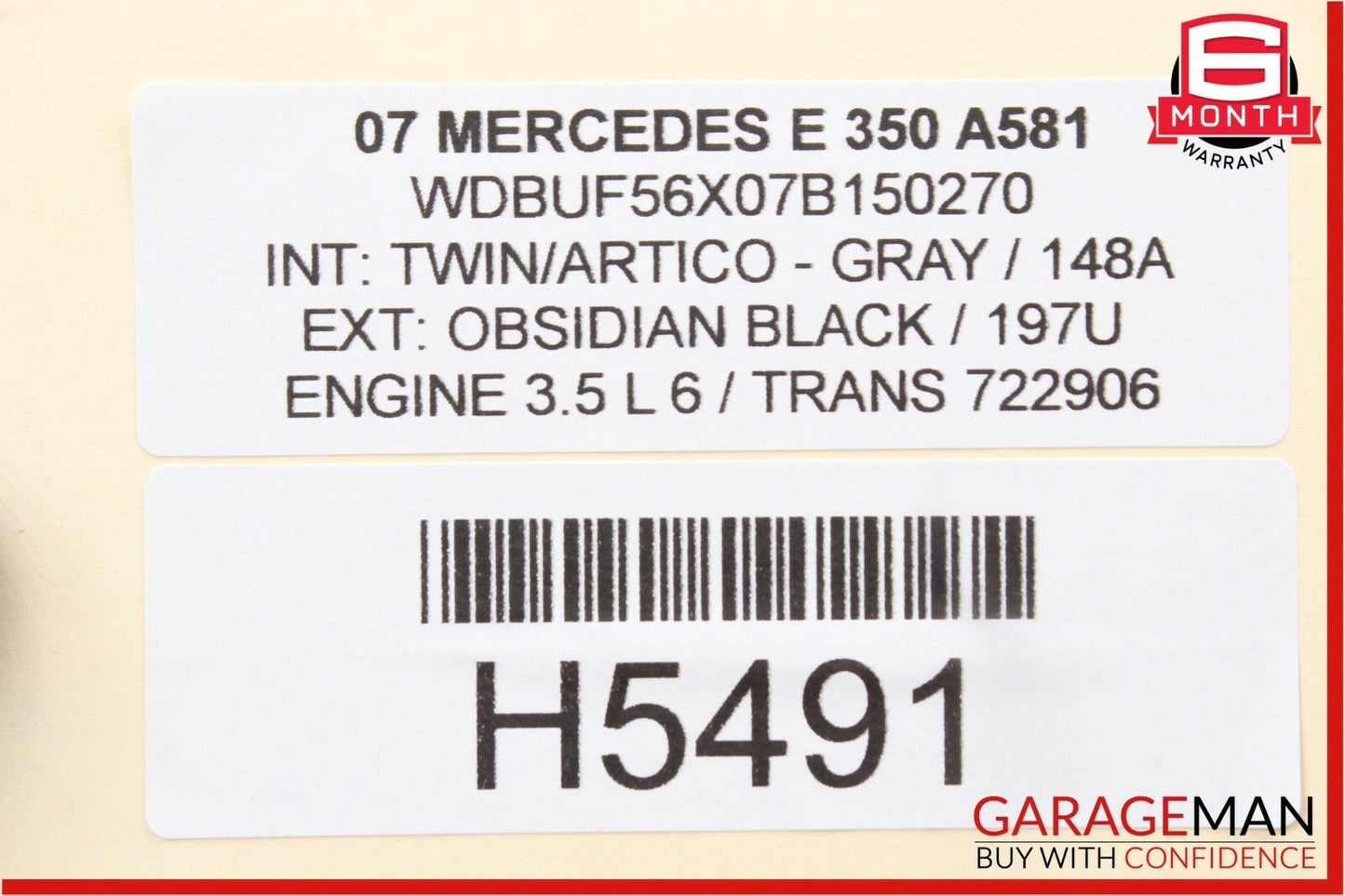 Mercedes W211 E350 CLS550 GL450 Front Right Side Under Seat Control Module OEM