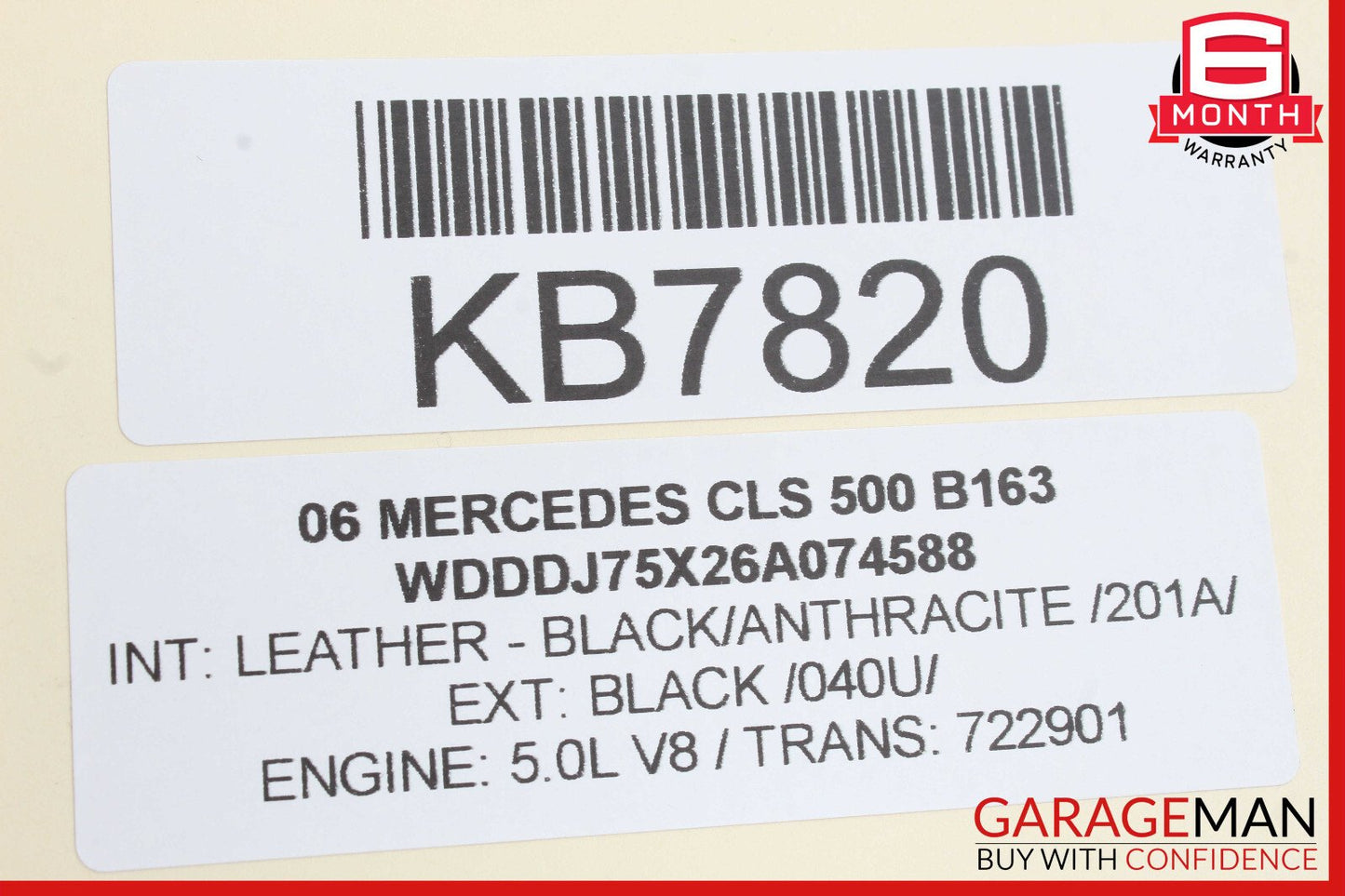 03-11 Mercedes W219 CLS500 Under Seat Control Module Front Right OEM