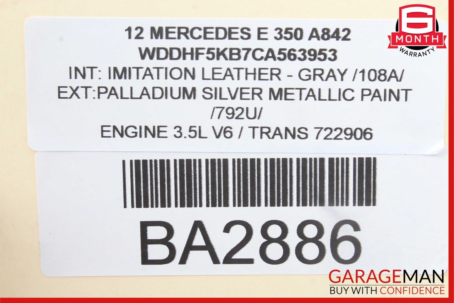 08-18 Mercedes E350 C250 C300 CLS400 Rear Left Side Door Control Module Unit