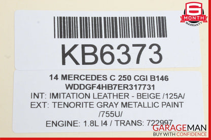 08-14 Mercedes W204 C250 C300 C350 Front Left Side Door Lock Latch Actuator OEM