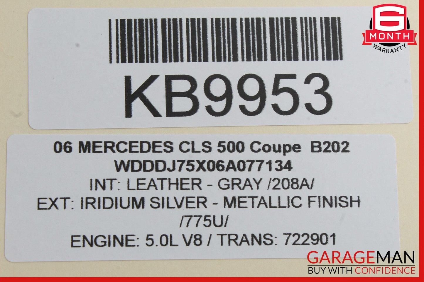 06-11 Mercedes W219 CLS500 Front Right Seatbelt Seat Belt Retractor OEM