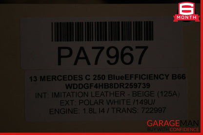12-15 Mercedes C250 SLK250 7G Tronic Automatic Transmission Assembly 722997 162k