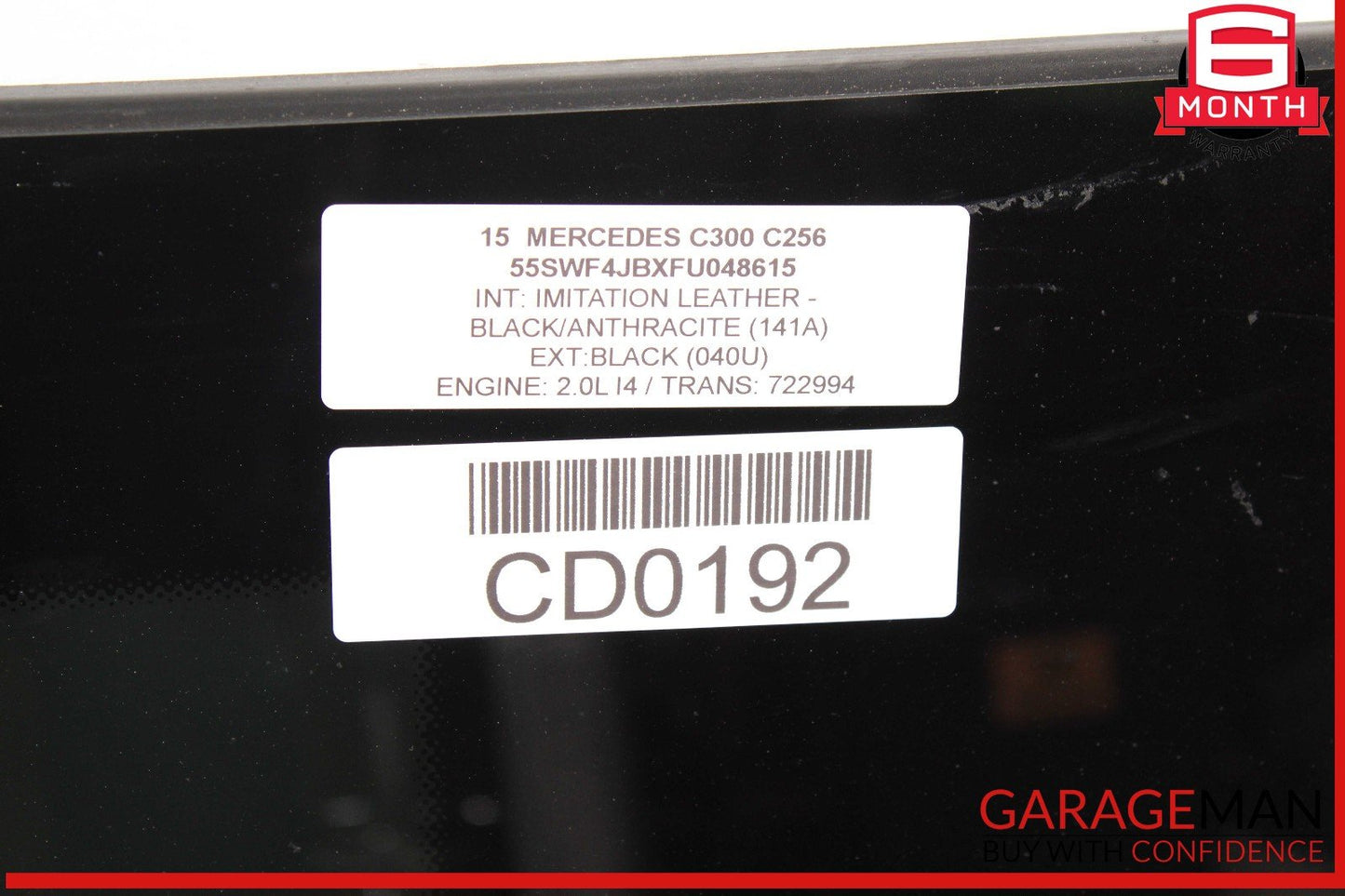 15-21 Mercedes W205 C300 C63 AMG Sliding Panoramic Sunroof Sun Roof Glass OEM