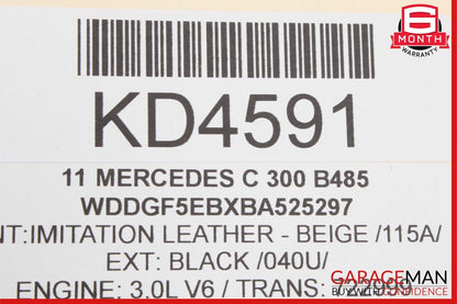 08-17 Mercedes W204 C300 Trunk Lid Latch Lock Actuator Cylinder Lock Latch Assy