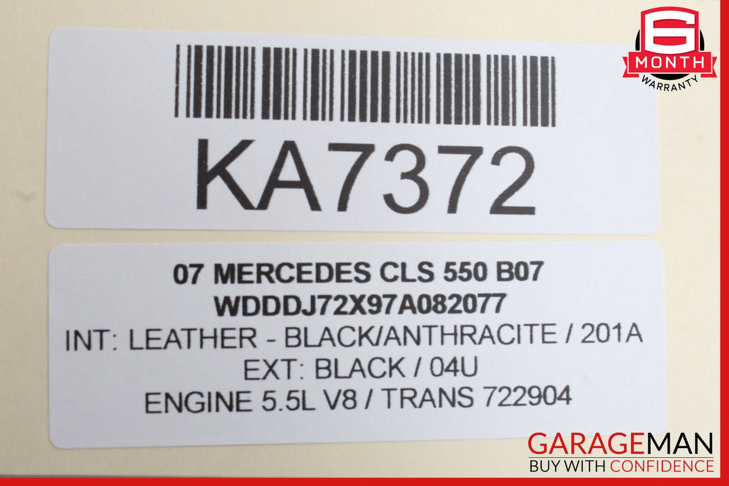 06-11 Mercedes W219 CLS550 Rear Left Door Control Module 2198200226 OEM