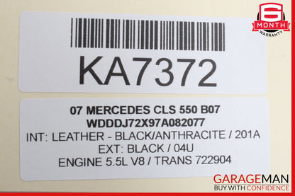 06-11 Mercedes W219 CLS550 Rear Left Door Control Module 2198200226 OEM