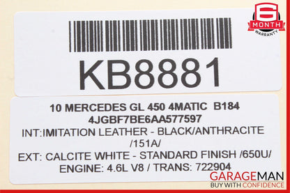 06-13 Mercedes X164 GL450 ML350 Front Right Side Door Control Module Unit OEM
